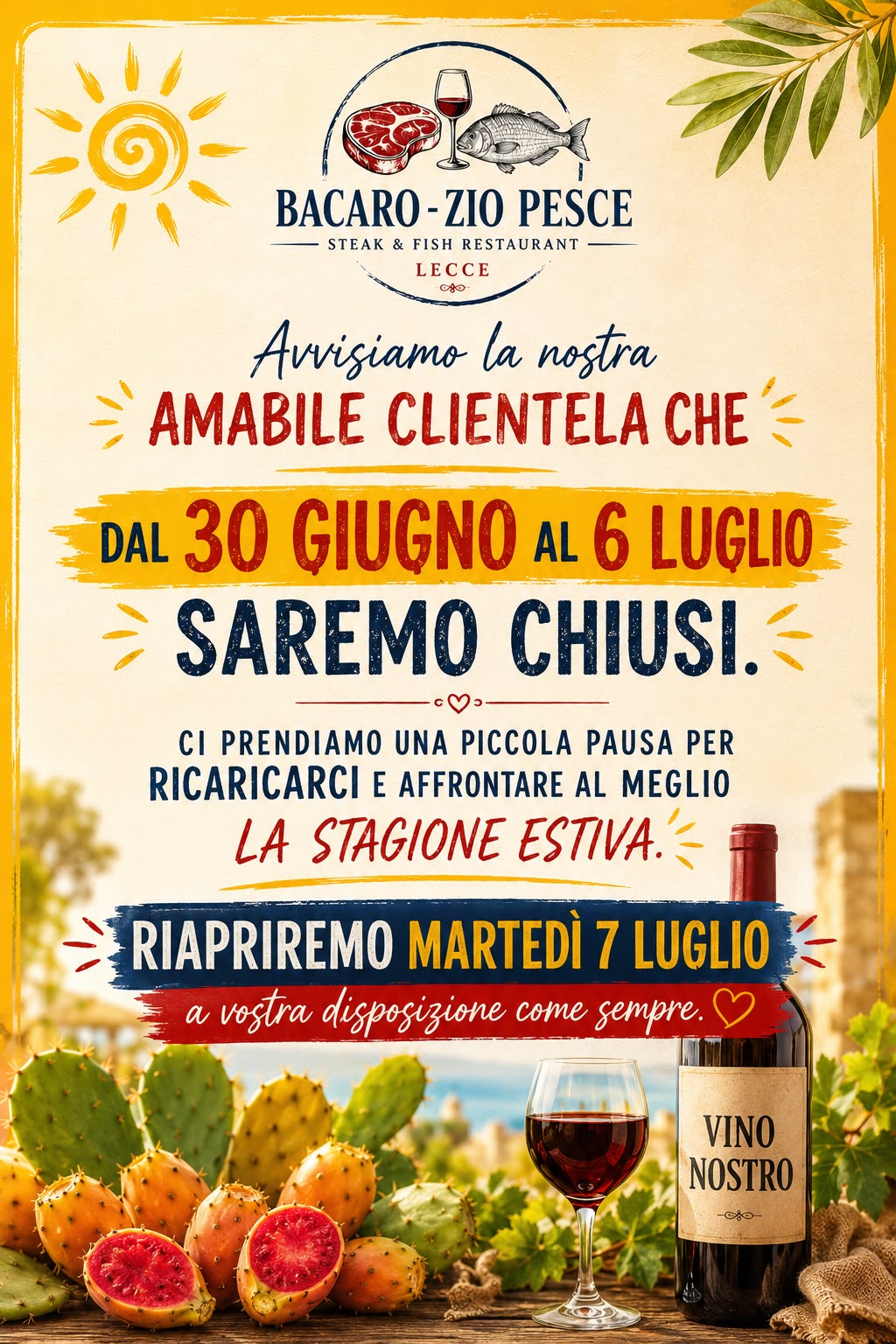 Novità Il Bacaro & Zio Pesce